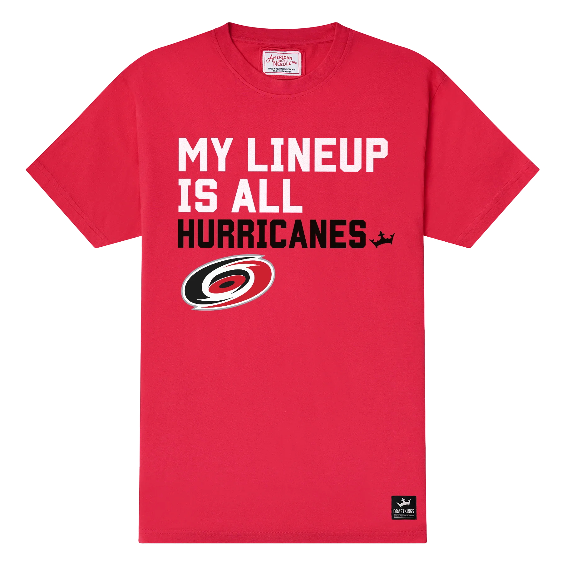Carolina Hurricanes My Lineup T-shirt