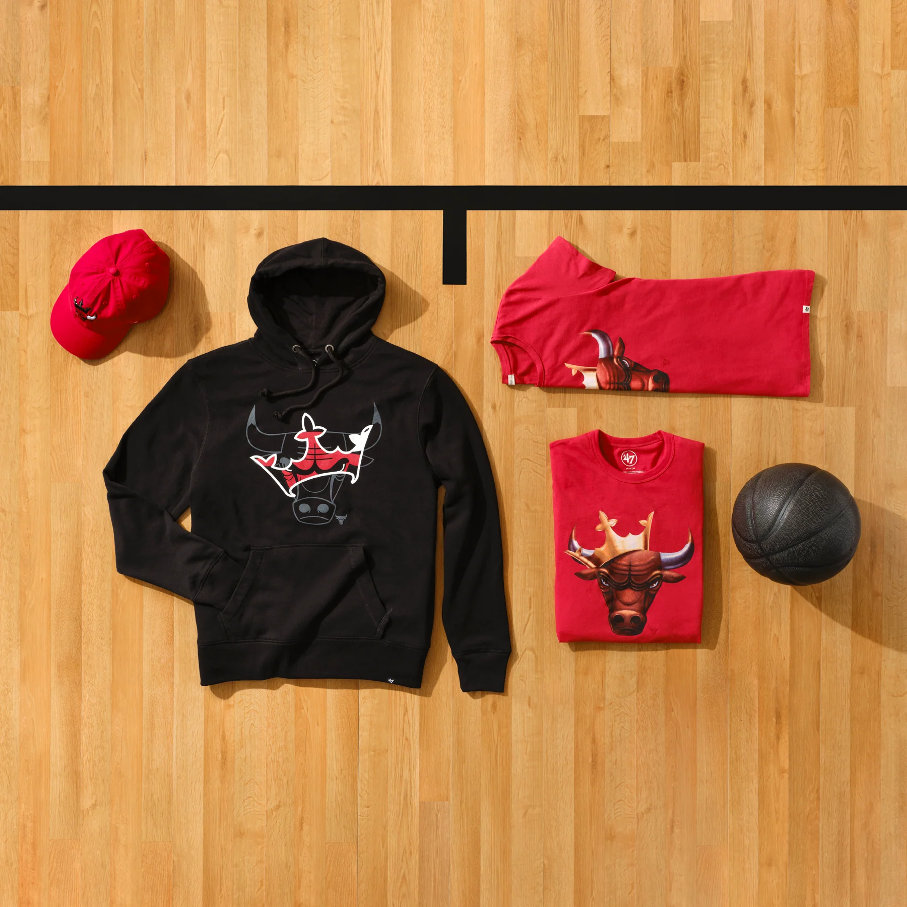 Chicago Bulls Crown '47 Headline Hoodie - Image 4