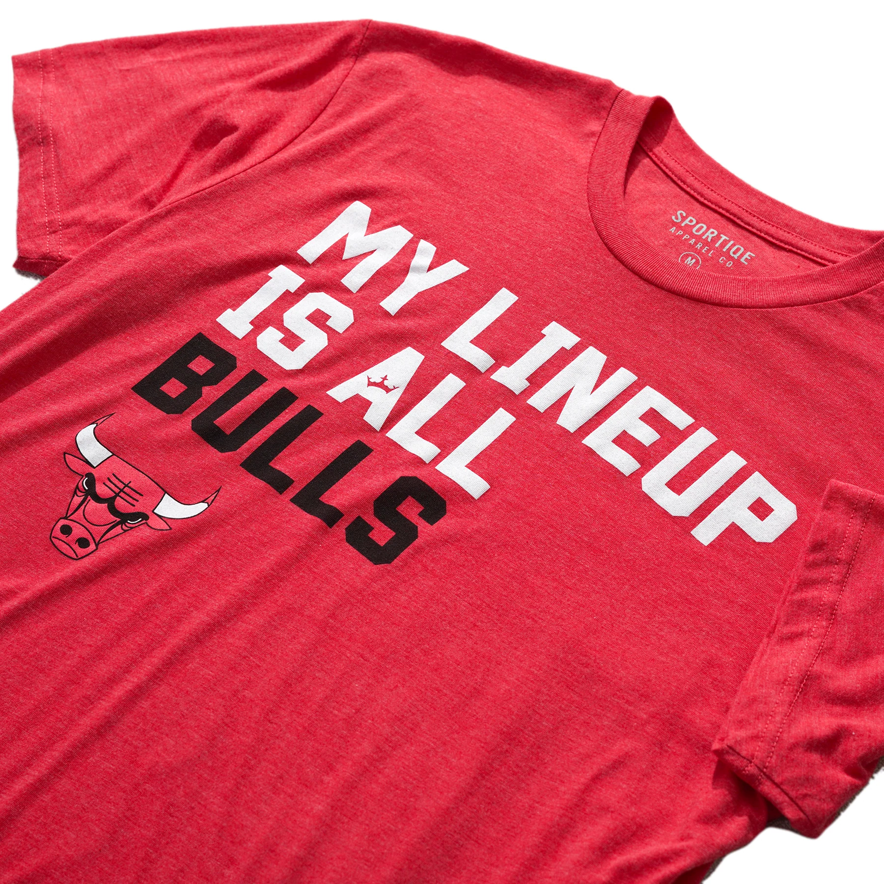 Chicago Bulls My Lineup Sportiqe Comfy T-Shirt - Image 3