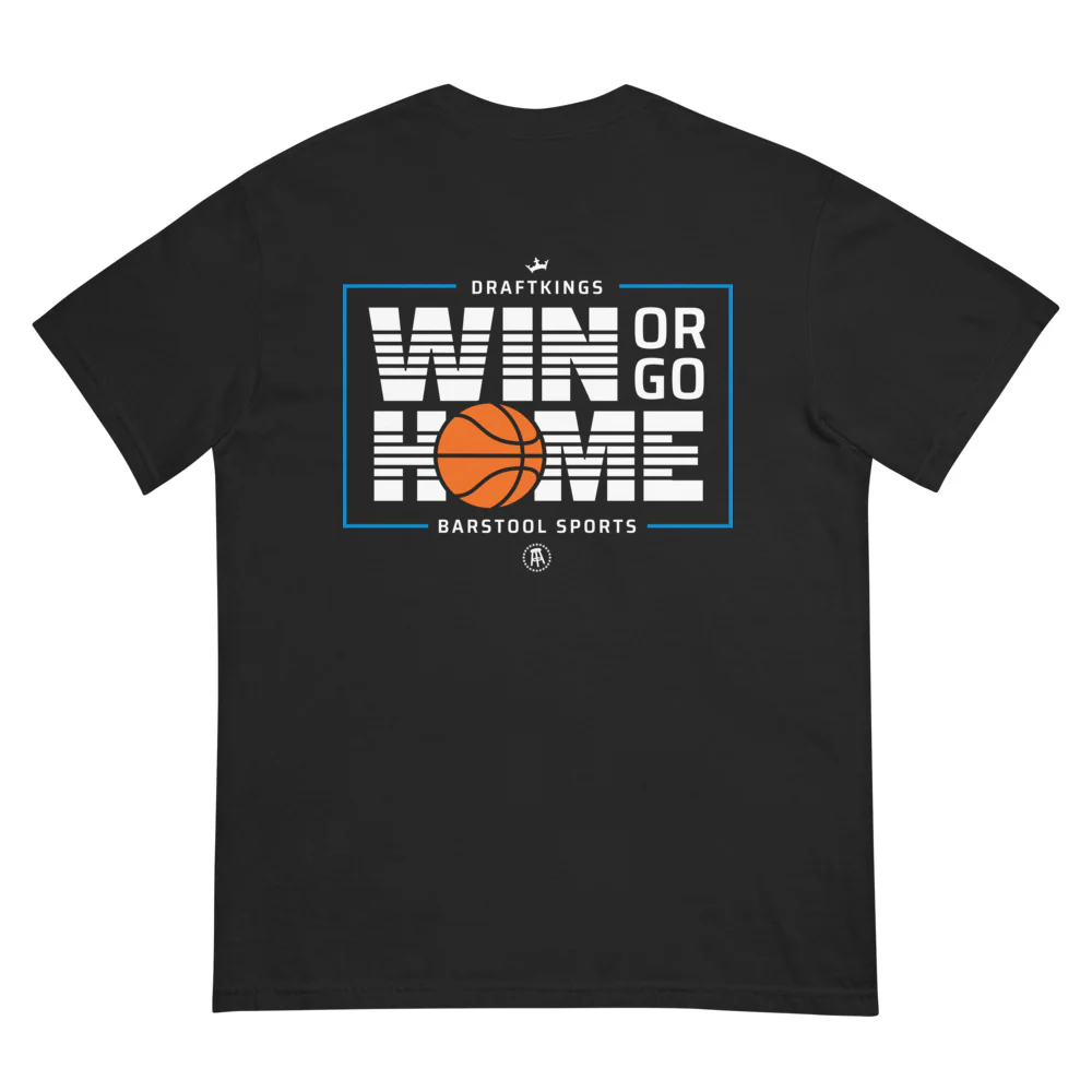 DraftKings x Barstool Win Or Go Home Scoreboard T-Shirt - Image 3