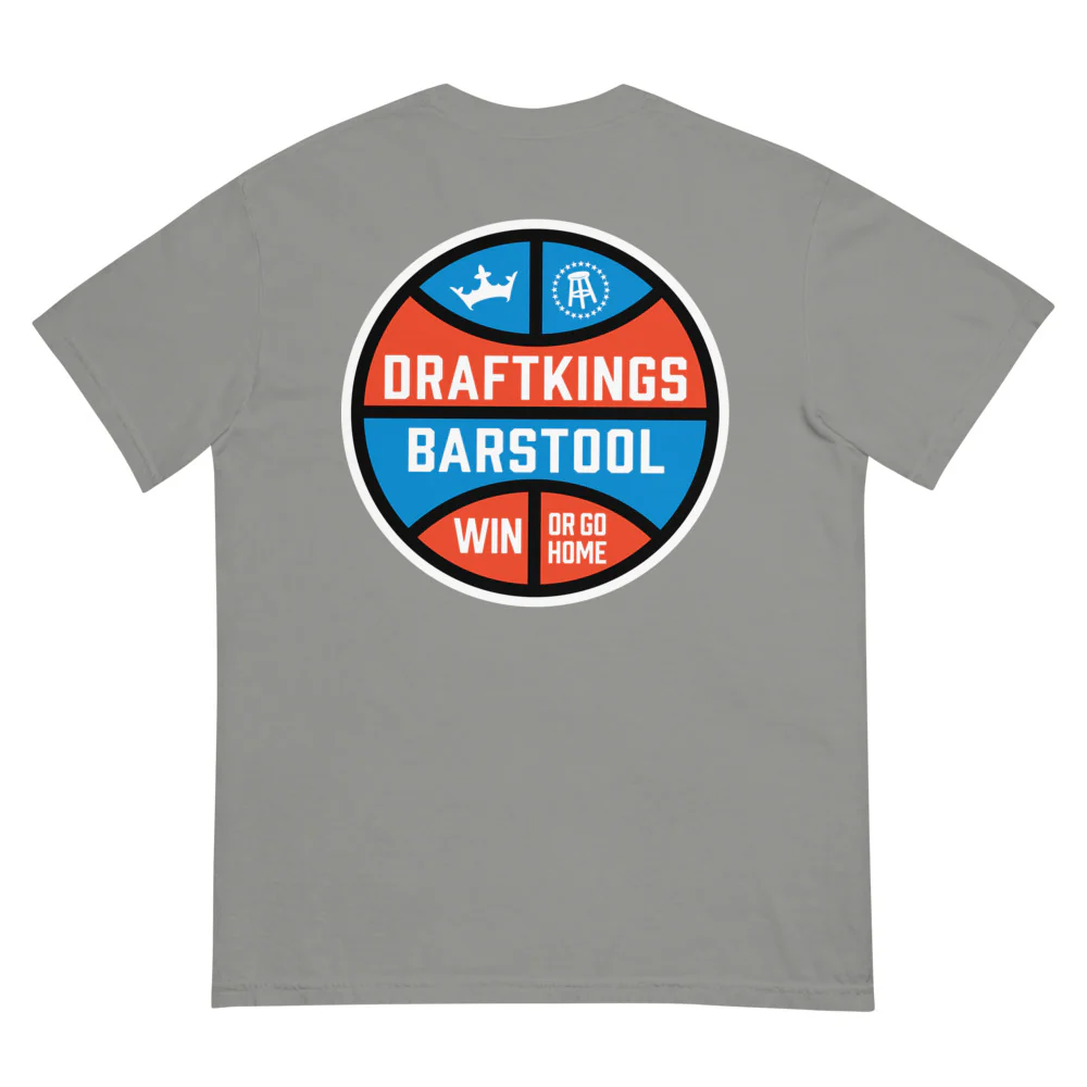 DraftKings x Barstool Win Or Go Home Hoops T-Shirt - Image 3