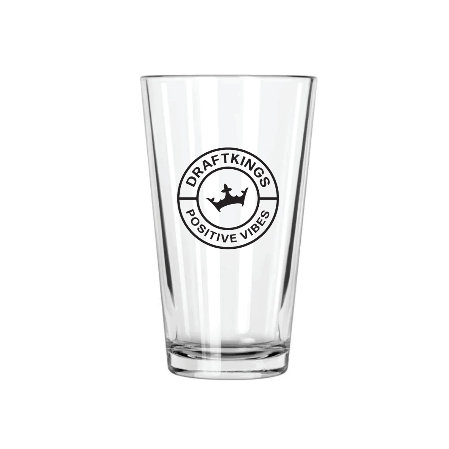 DraftKings 16 oz Positive Vibes Pint Glass