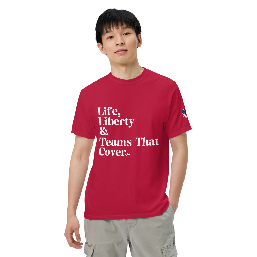 DraftKings Life, Liberty, & Teams That Cover T-Shirt - Image 2