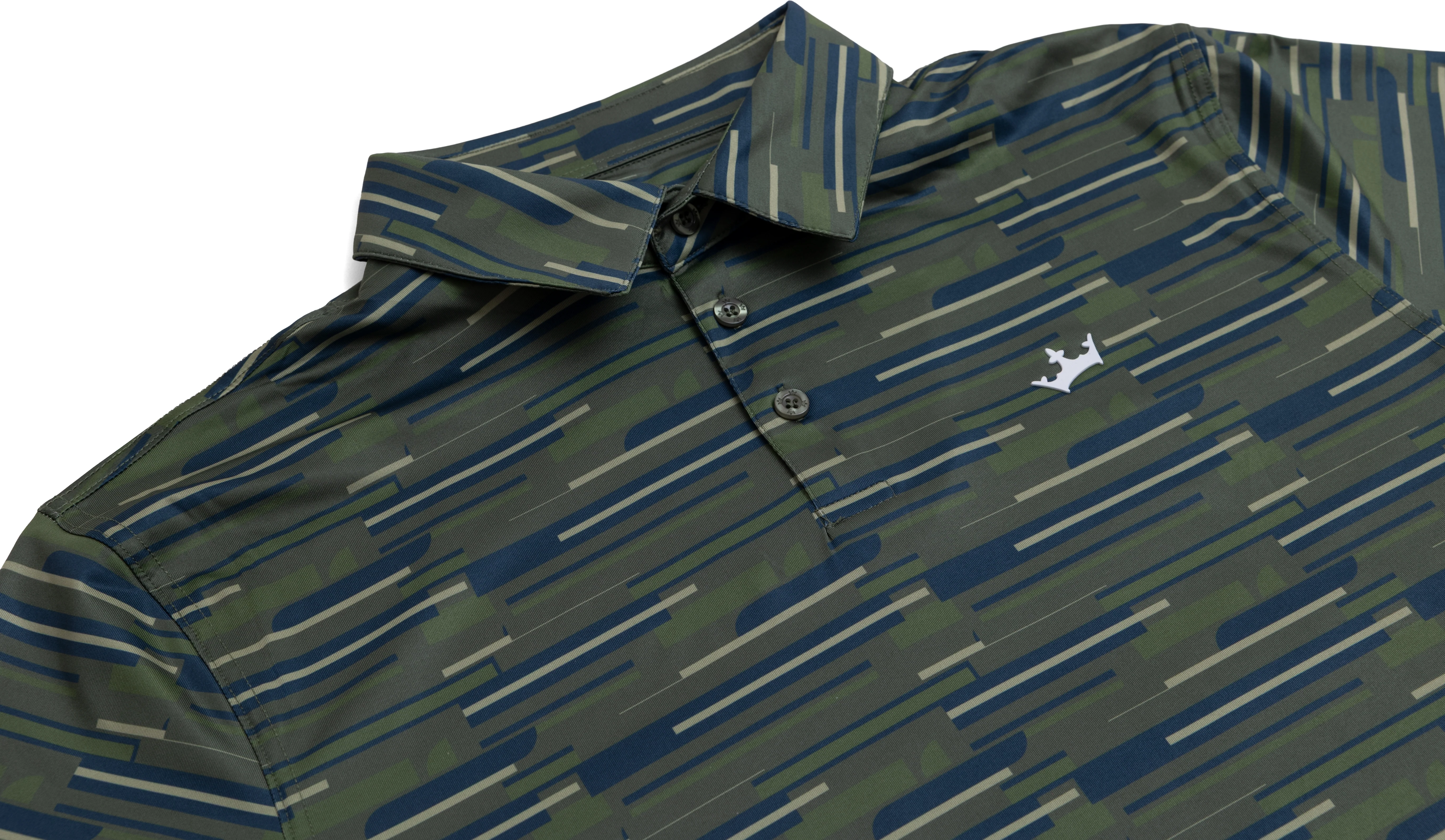 DraftKings Men's Camo Golf Polo - Image 3