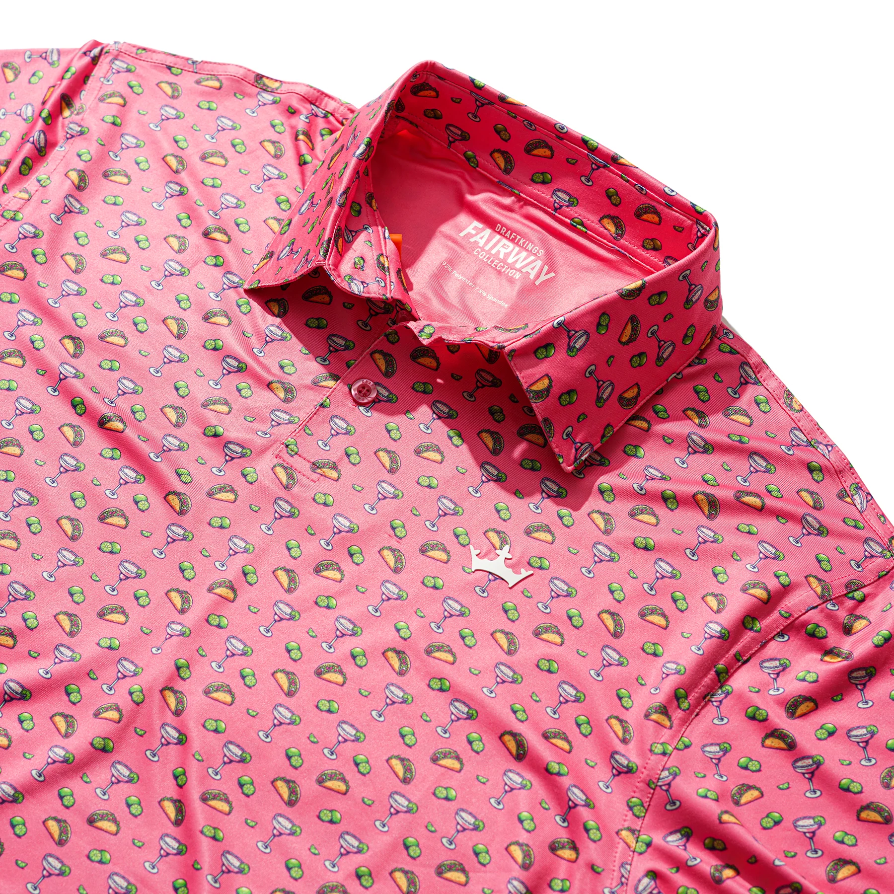 DraftKings Men's Taco Tuesday Golf Polo - Image 3