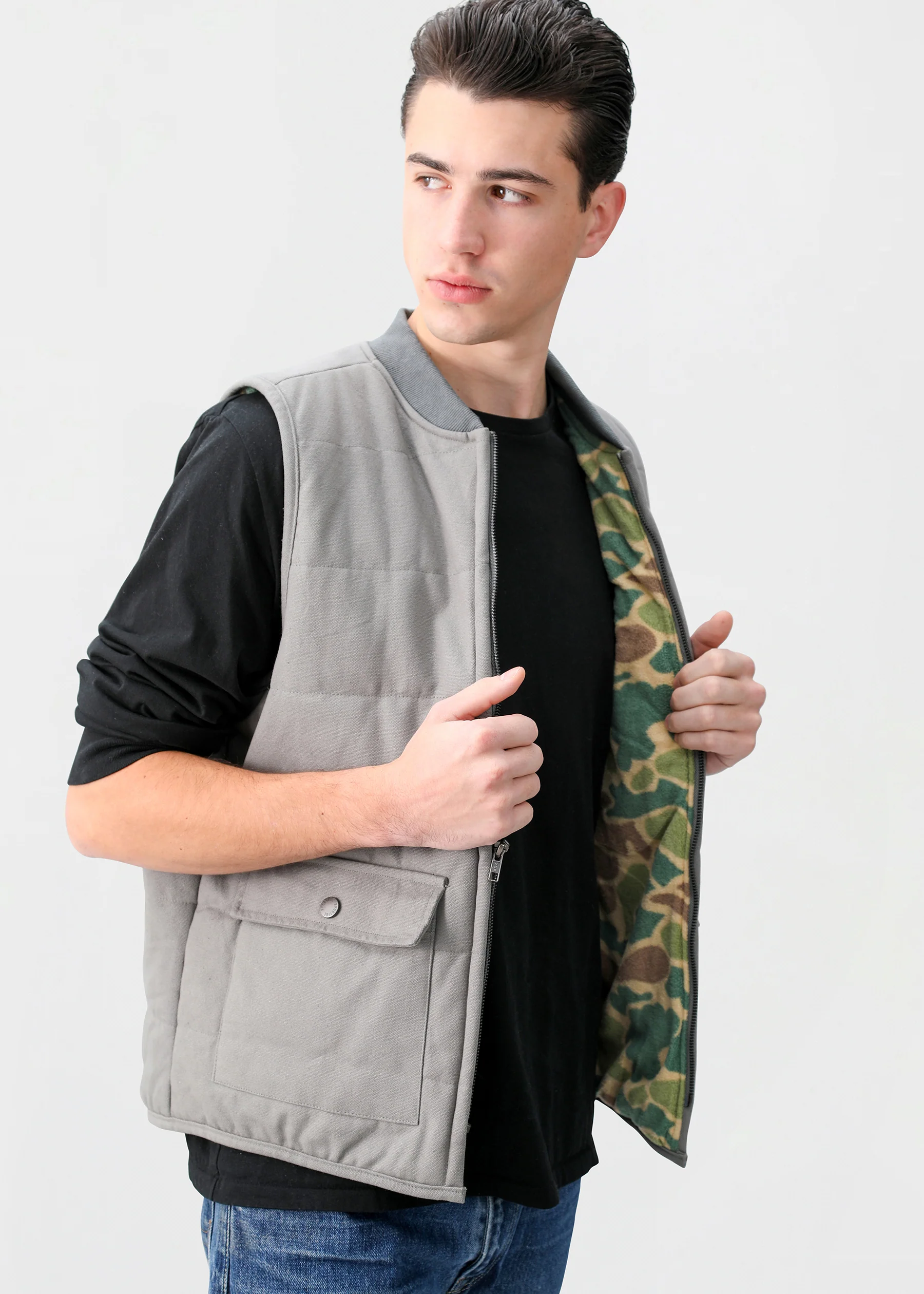 DraftKings x Sportiqe Adams Canvas Vest - Image 5