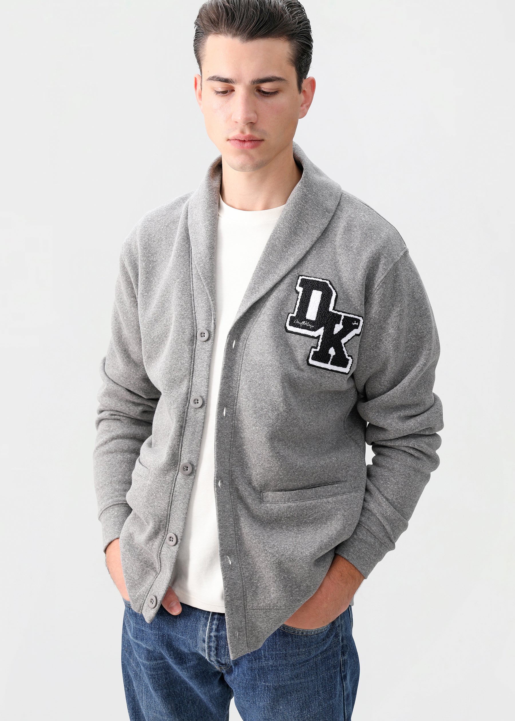 DraftKings x Sportiqe Henshaw Varsity Cardigan - Image 2
