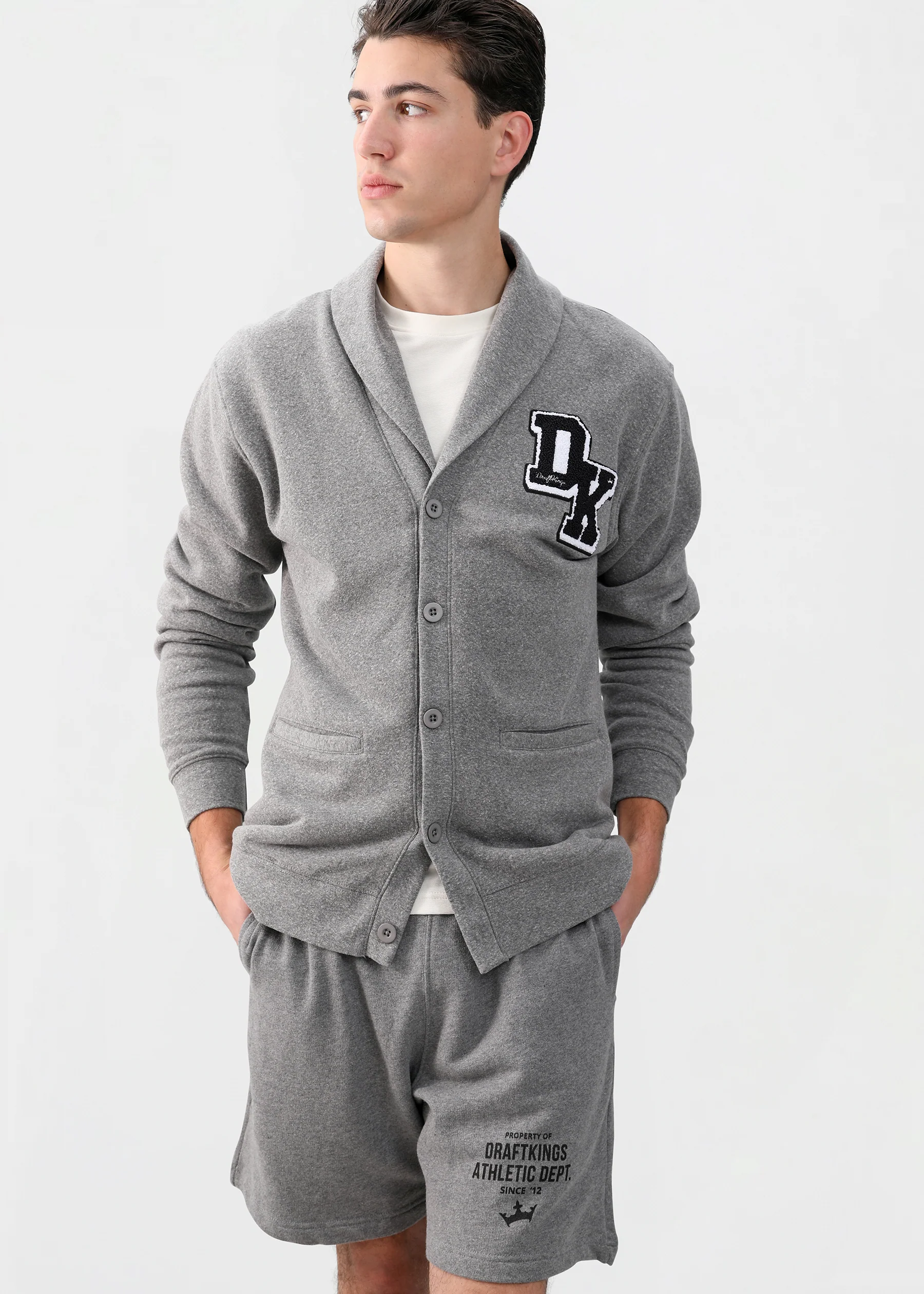 DraftKings x Sportiqe Henshaw Varsity Cardigan - Image 5