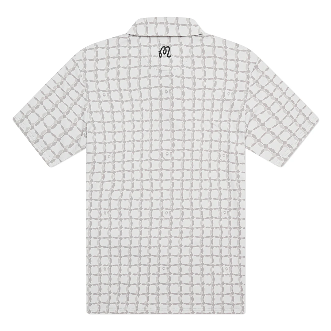 DraftKings x Malbon Mosaic Performance Polo - Image 3