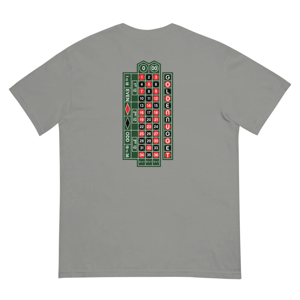Golden Nugget Casino Roulette T-Shirt - Image 3