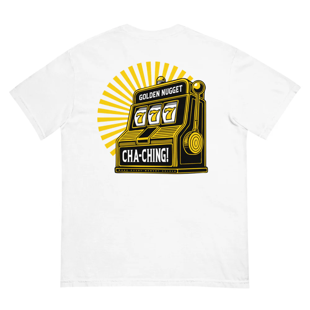 Golden Nugget Casino Slot Machine T-Shirt - Image 3