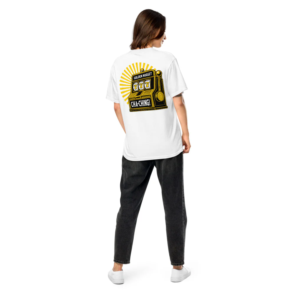 Golden Nugget Casino Slot Machine T-Shirt - Image 7