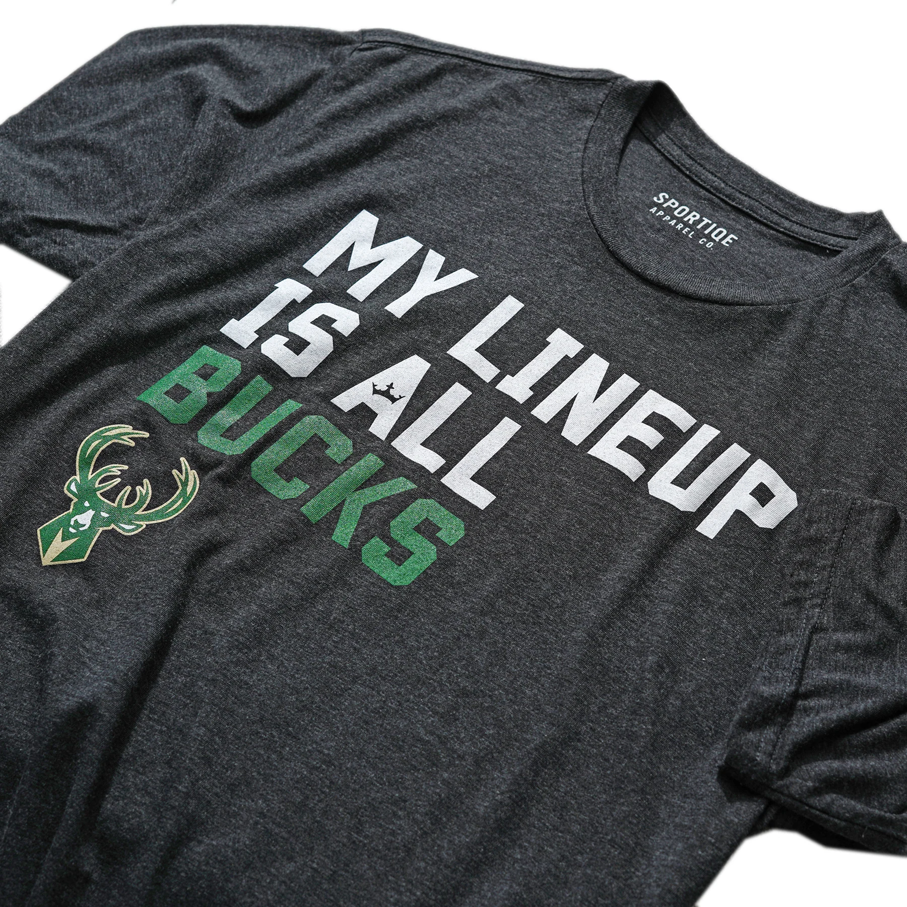 Milwaukee Bucks My Lineup Sportiqe Comfy T-Shirt - Image 3
