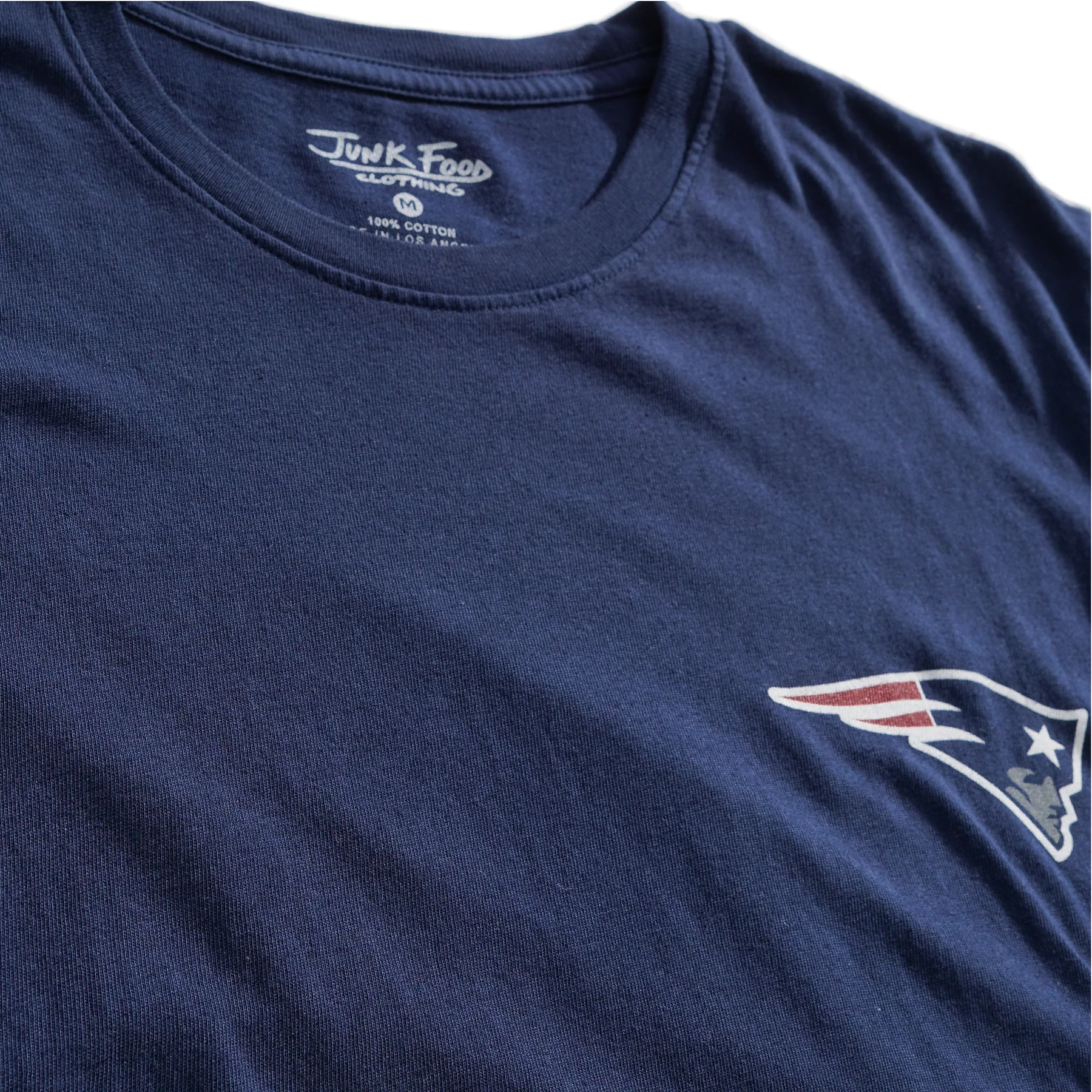 New England Patriots Junk Food Drive T-Shirt - Image 4