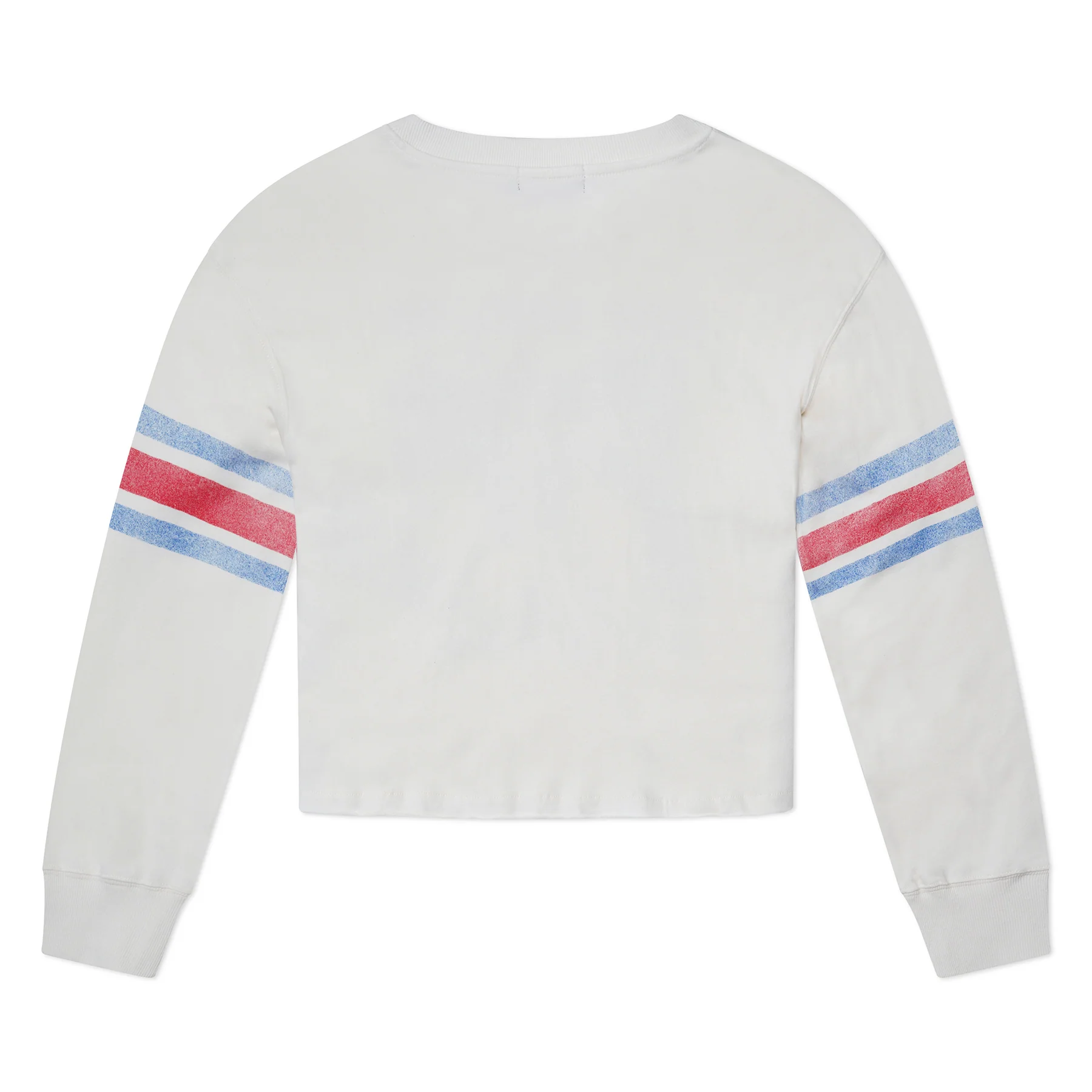 New England Patriots Junk Food Women's Kickoff Crop Crewneck - Image 3