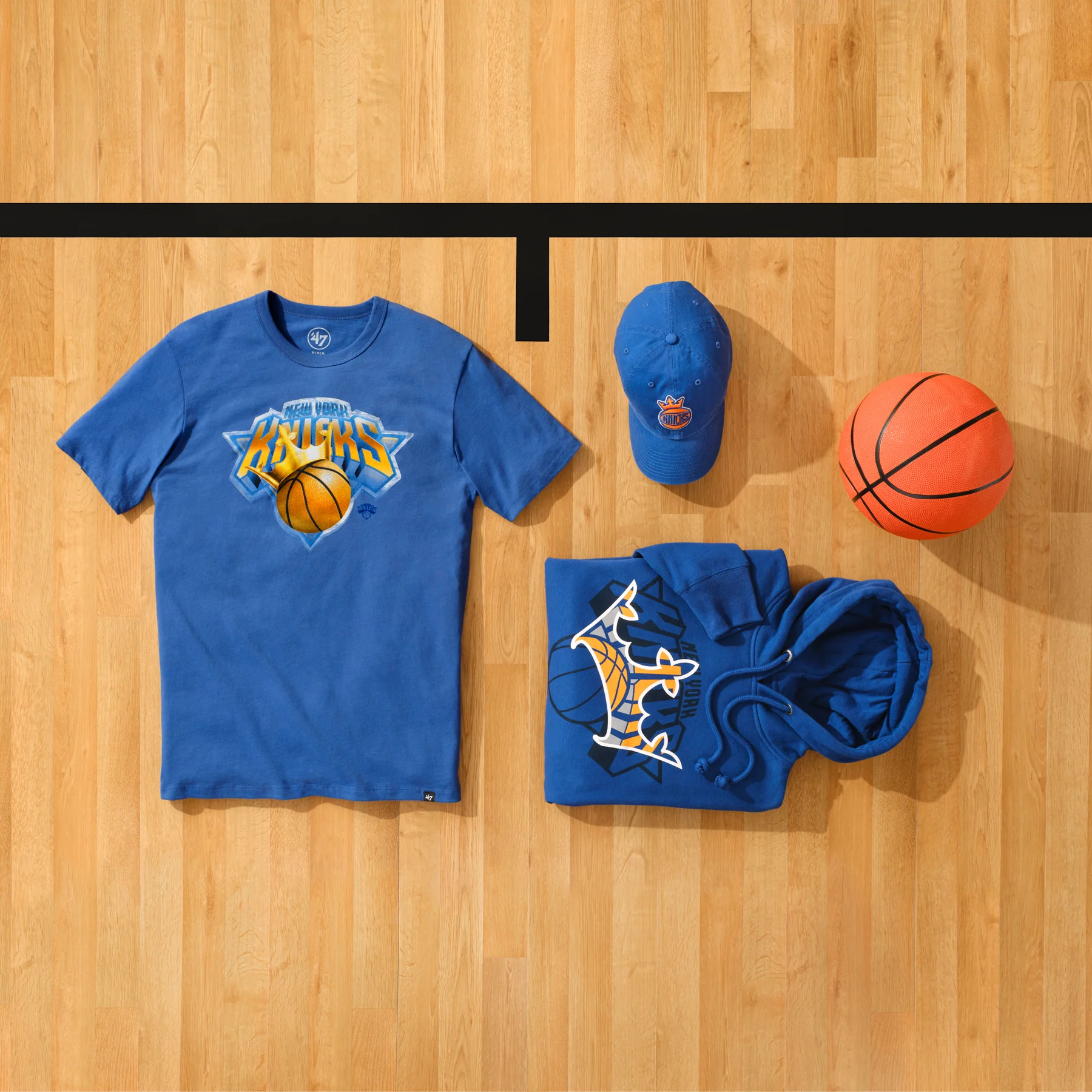 New York Knicks Crown '47 Headline Hoodie - Image 4