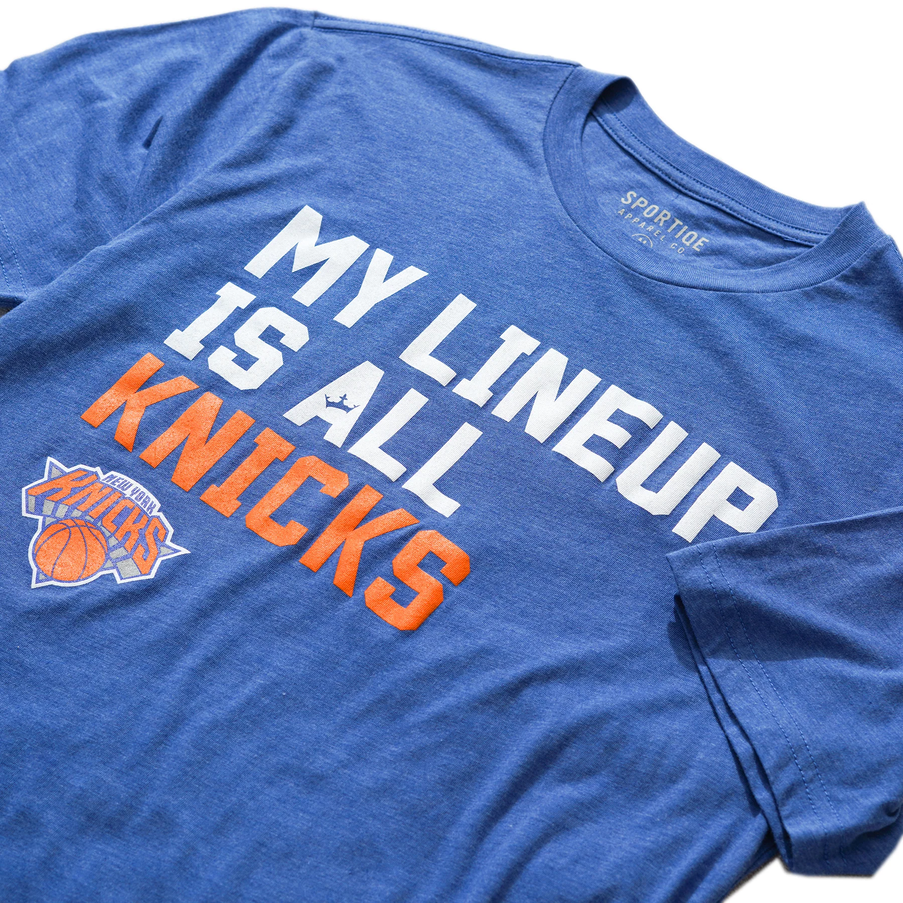 New York Knicks My Lineup Sportiqe Comfy T-Shirt - Image 3