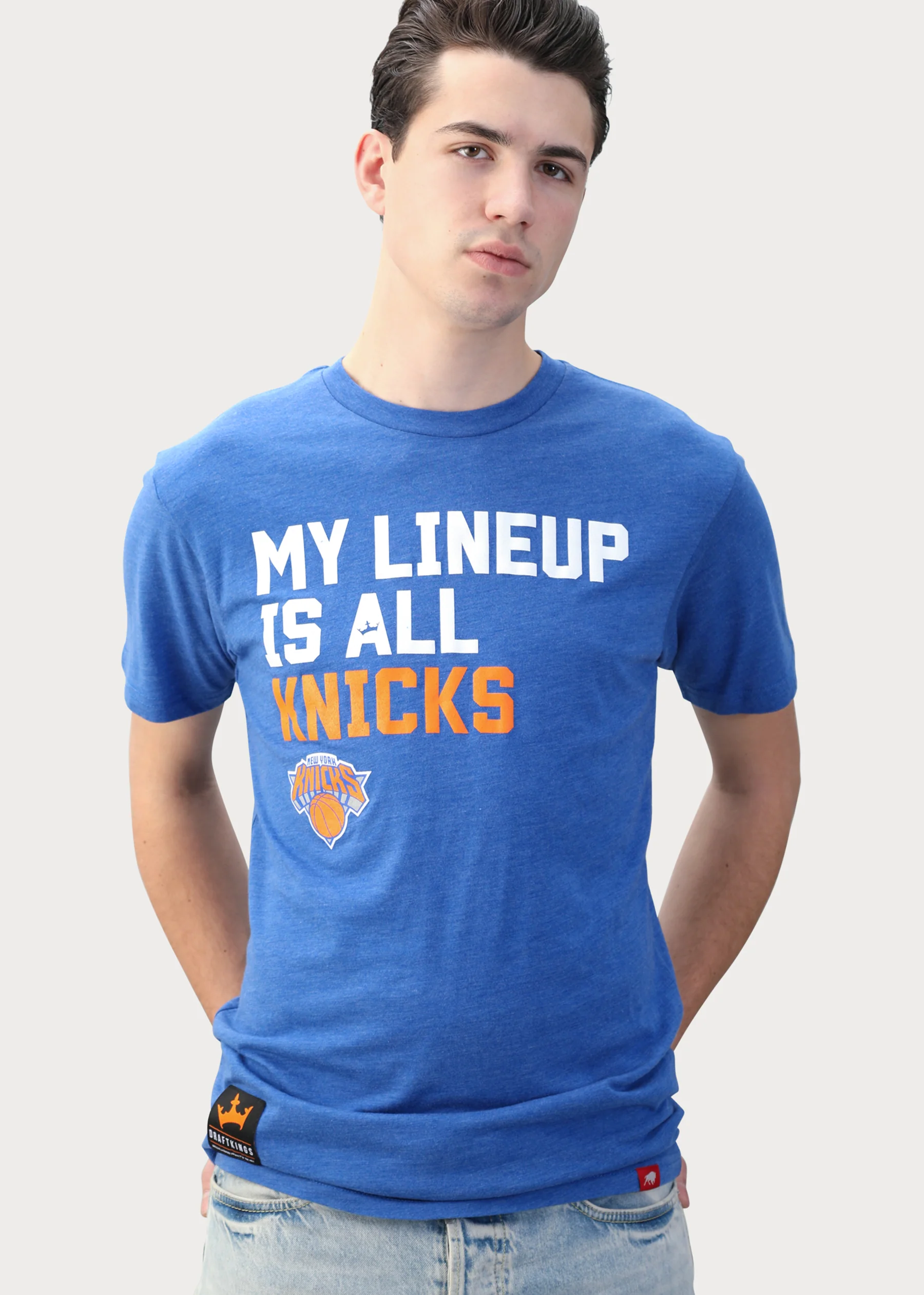 New York Knicks My Lineup Sportiqe Comfy T-Shirt - Image 4