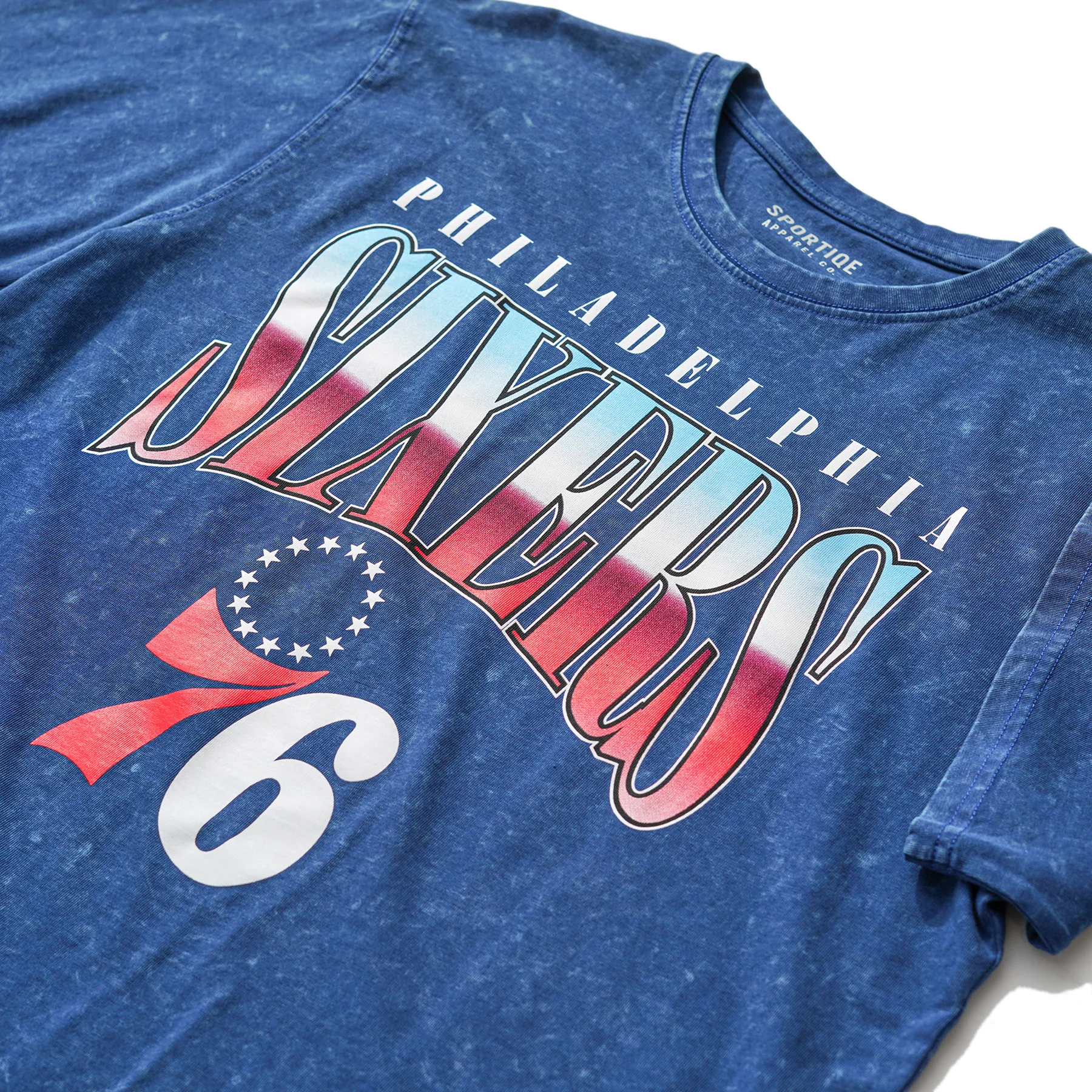 Philadelphia 76ers Fadeaway Sportiqe T-Shirt - Image 3
