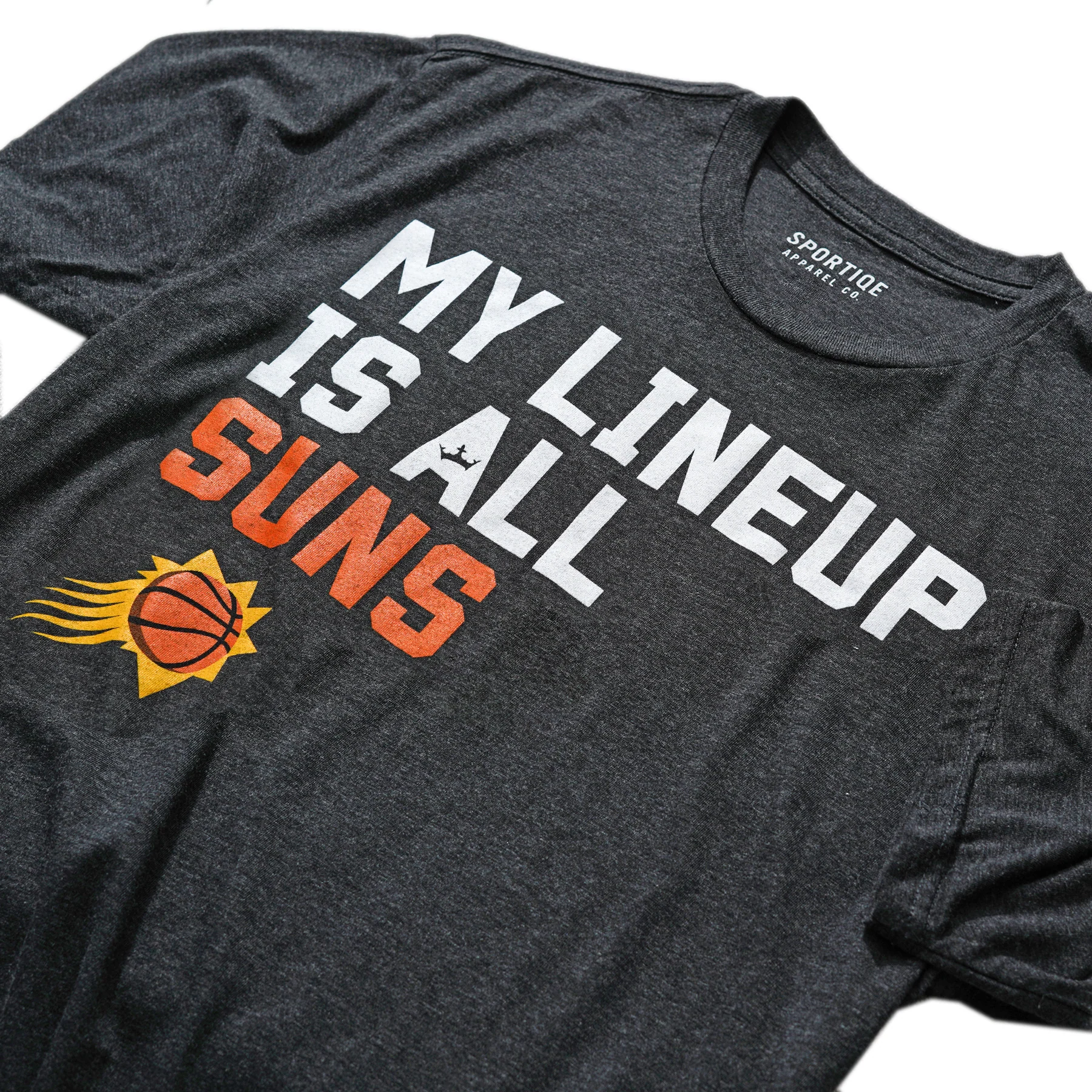Phoenix Suns My Lineup Sportiqe Comfy T-Shirt - Image 3