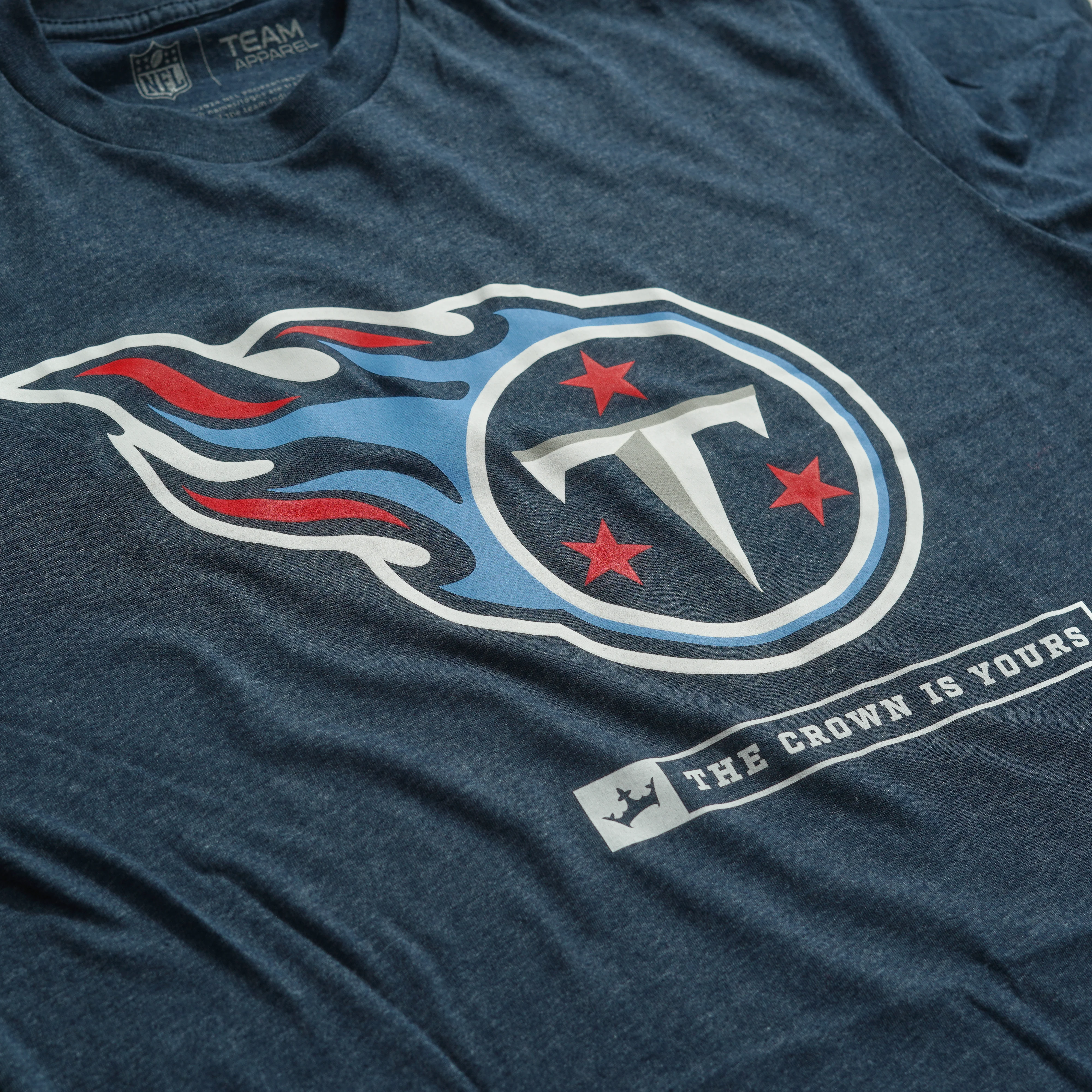 Tennessee Titans Crown Men's Short Sleeve T-Shirt - Image 3
