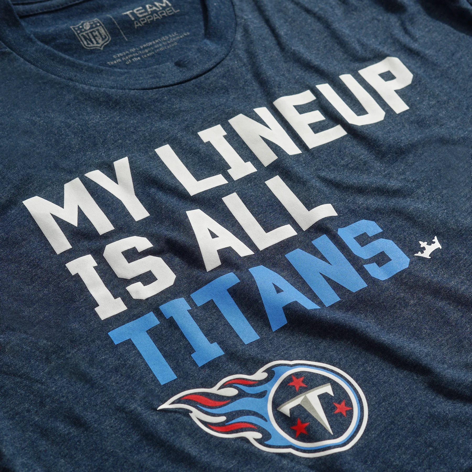 Tennessee Titans My Lineup Men's Short Sleeve T-Shirt - Image 3