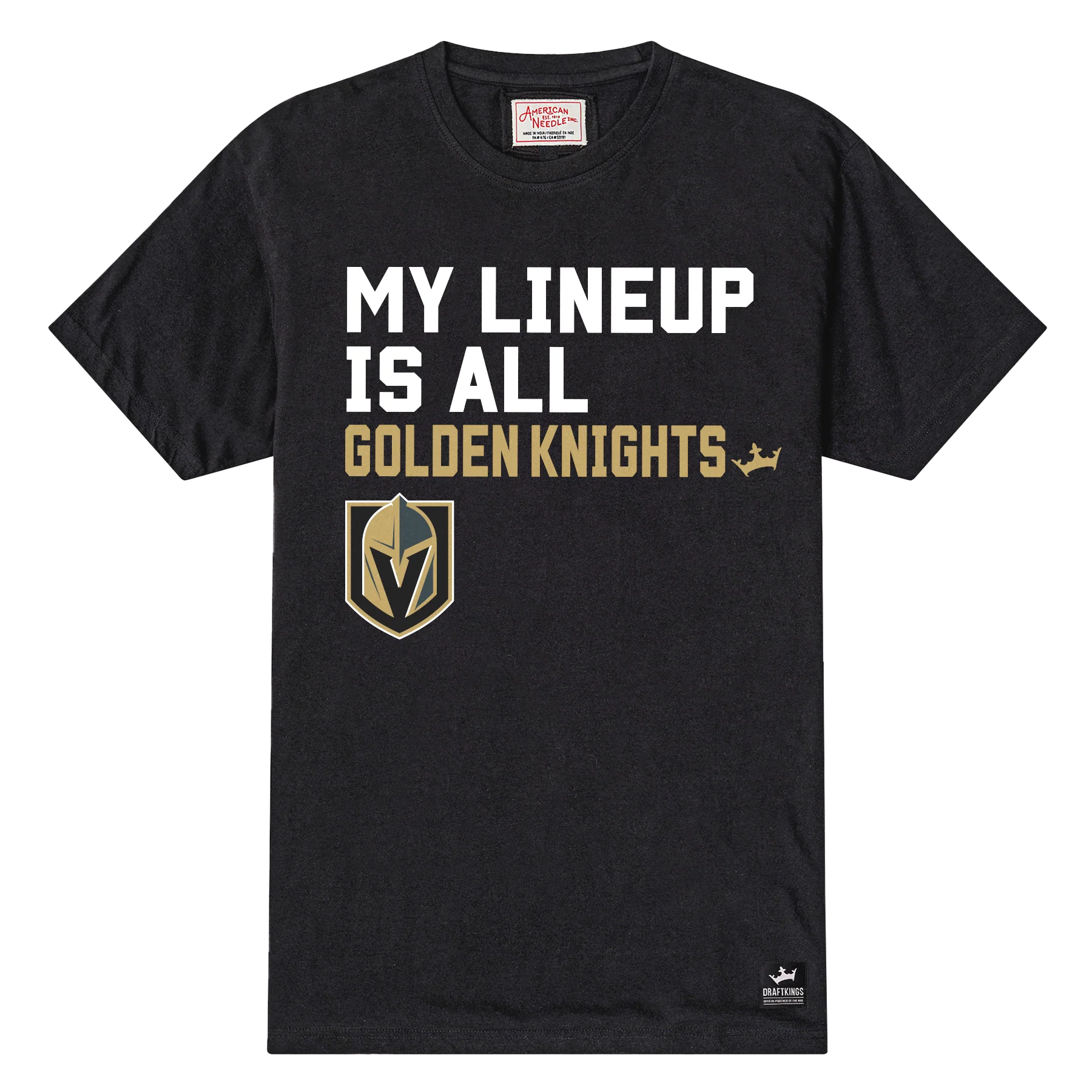 Vegas Golden Knights My Lineup T-shirt